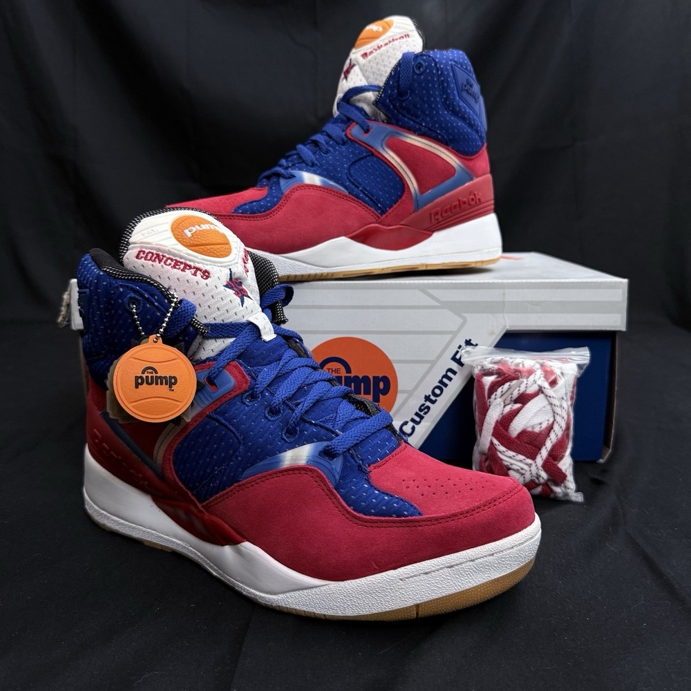 Reebok The Pump Certified X Concepts "Reggie Lewis" 25th Anniversary Mens Size 9
